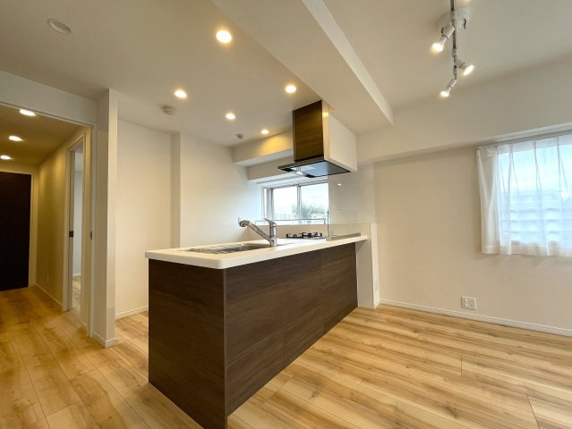 相鉄にお勤めの方には、バッチコイ！いつでも発車オーライ『上星川ダイカンプラザ弐号館』リノベーションのキッチン|お料理しやすいキッチンです