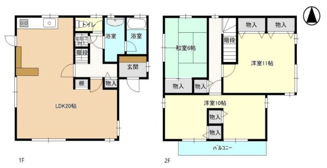 【中古戸建】高崎市岩鼻町1期の間取り|■間取り図｜敷地面積：199.15（約60.24坪）　建物面積：109.51（約33.13坪）