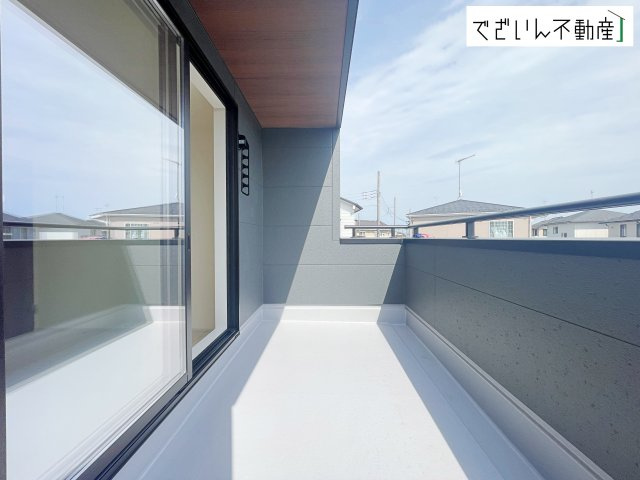 【バルコニー】 | Livele Garden.S熊谷市末広第5　新築住宅 | ≪2号棟≫
現地(2026年4月撮影)