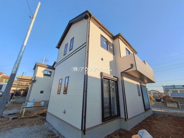 所沢市山口・全2棟　新築一戸建　B号棟の前面道路含む現地写真|2026年1月15日撮影