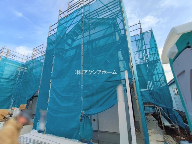 所沢市山口・全2棟　新築一戸建　B号棟の前面道路含む現地写真|現地写真（2025年12月15日撮影）