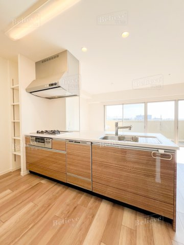 アルファフレシア久留米駅前のキッチン|使い勝手の良いカウンターキッチンです♪