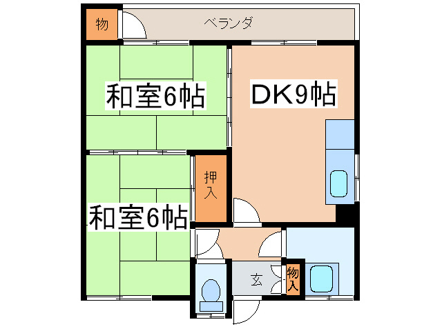 野村マンションの間取り