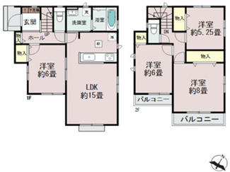 【間取り】 | 千葉市中央区星久喜町　新築分譲住宅A号棟 | 千葉市中央区星久喜町　A号棟　４LDK