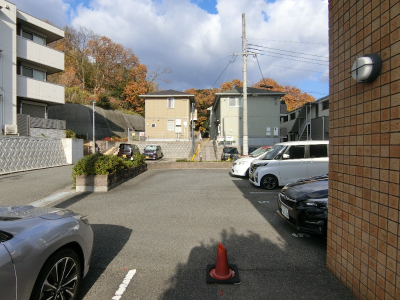 セントヒルズの駐車場