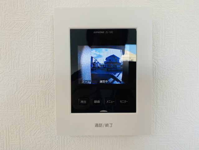 瑞穂市野田新田の新築一戸建の防犯設備|TVモニターホン