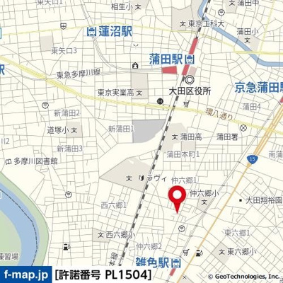 【地図】 | ヴィエント仲六郷