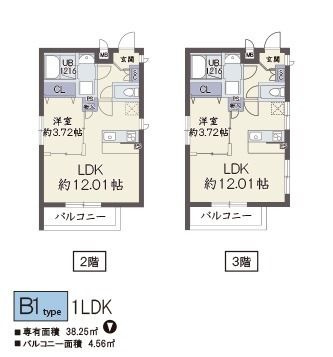 アジャートの間取り