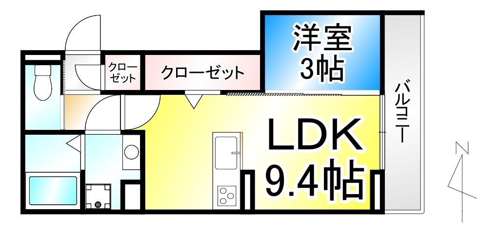トリシア居町の間取り