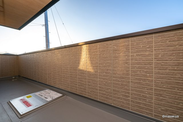 トリシア居町のバルコニー