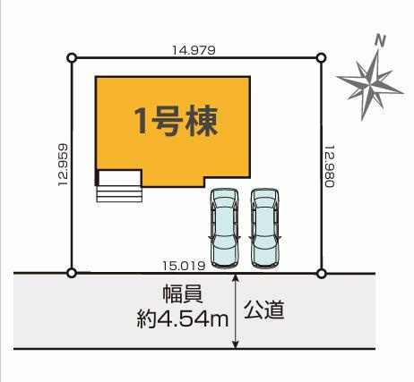 日立市東大沼町1期　新築戸建の区画図