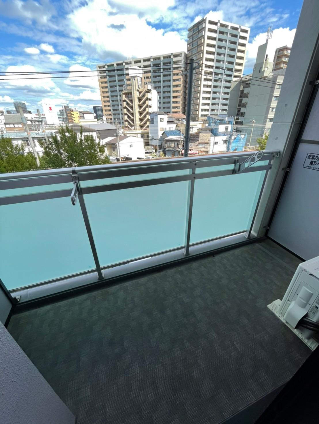 大阪市都島区中野町３丁目の賃貸マンションのバルコニー