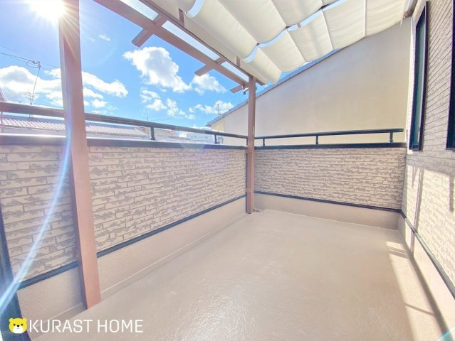 京都市南区吉祥院這登東町　中古戸建のバルコニー