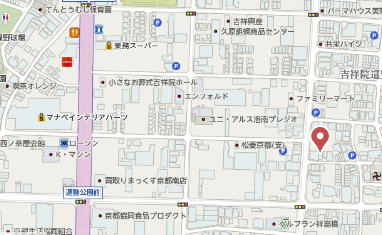 京都市南区吉祥院這登東町　中古戸建の地図