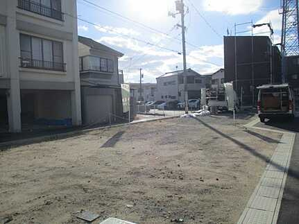 庚午南2丁目の前面道路含む現地写真
