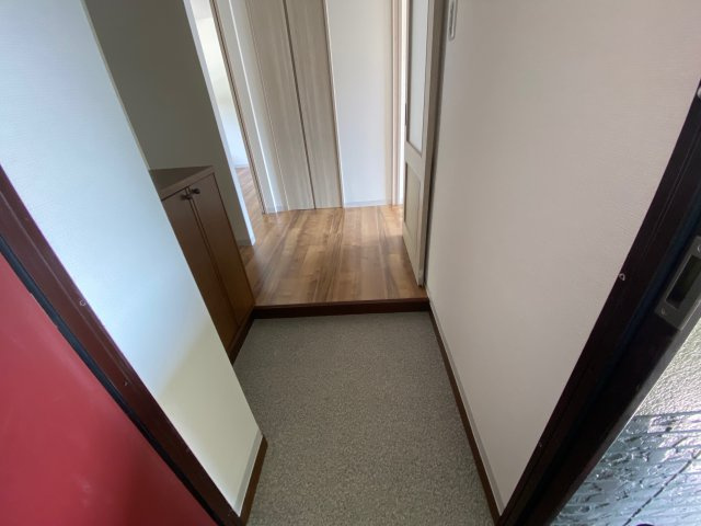 グリーンハイツA・B棟の玄関