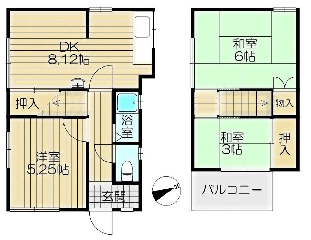 舞子坂３丁目　中古戸建　の間取り
