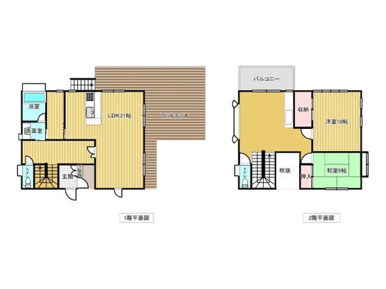 【間取り】 | 大室高原別荘地　戸建