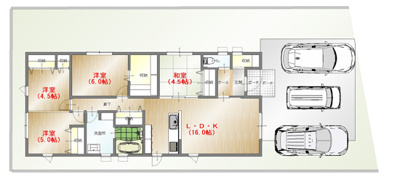 【区画図】 | 一万城町 2,680万円