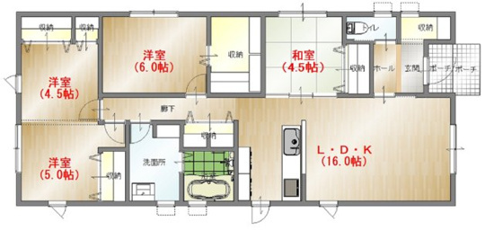 【間取り】 | 一万城町 2,680万円