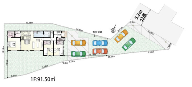 【区画図】 | 久喜市上内　新築戸建　全4棟　4号棟