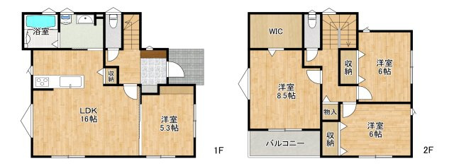 仙台市宮城野区岩切字畑中の間取り