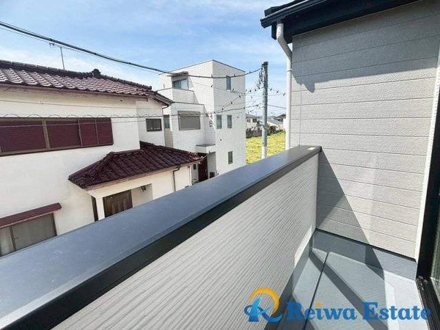 新築戸建　茅ヶ崎市松尾のバルコニー|南向きでお洗濯ものが良く乾くバルコニー。