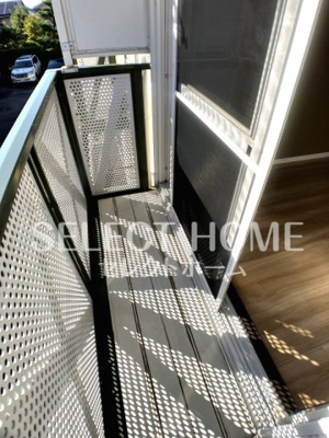 【バルコニー】 | ライトハイツH棟 | 同型タイプバルコニー付きです