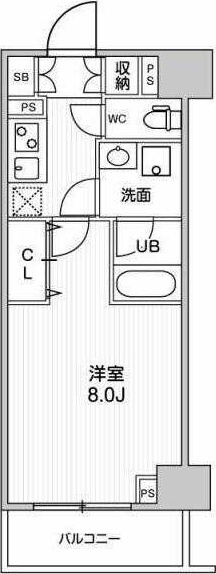 ジェノヴィア南千住Ⅳスカイガーデンの間取り