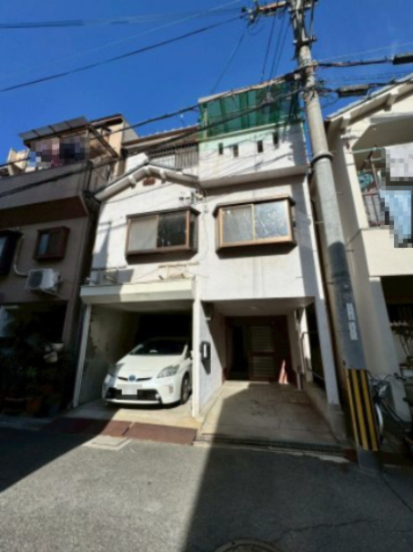 門真市宮前町の前面道路含む現地写真