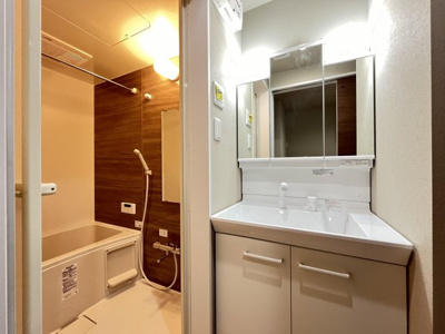 【洗面所】 | ガーデンヒルズ長者町 | 洗髪洗面化粧台