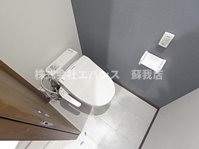 【トイレ】 | G-PRIME蘇我 | ゆったりとした空間のトイレです