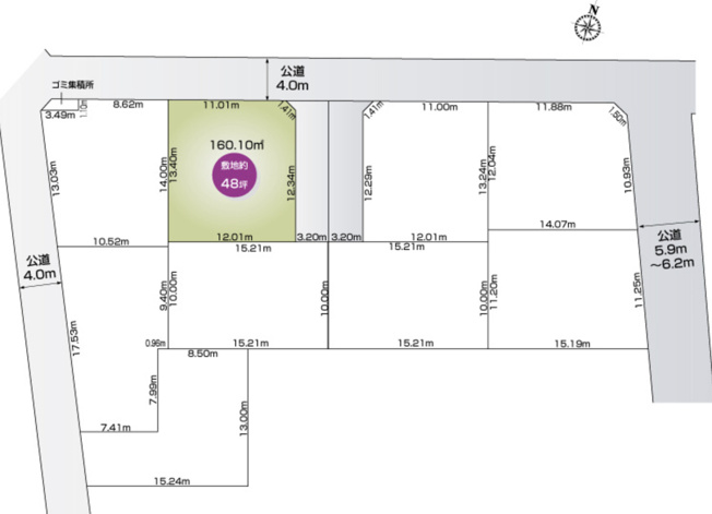 【区画図】 | 行田市桜町3丁目　新築戸建　全9棟　2号棟