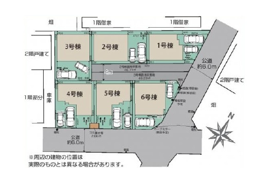 【区画図】 | ふじみ野市川崎2丁目　全6棟　3号棟 | 3号棟