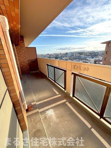 ケントパレス宮崎のバルコニー