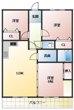 ケントパレス宮崎の間取り