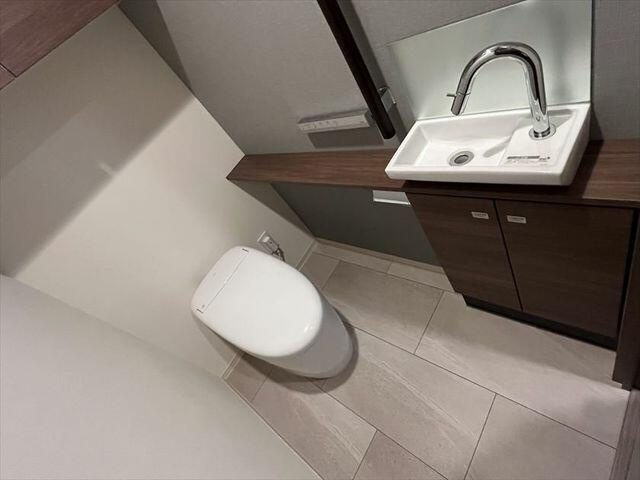 プラウドタワー小岩フロントの洗面所|洗面