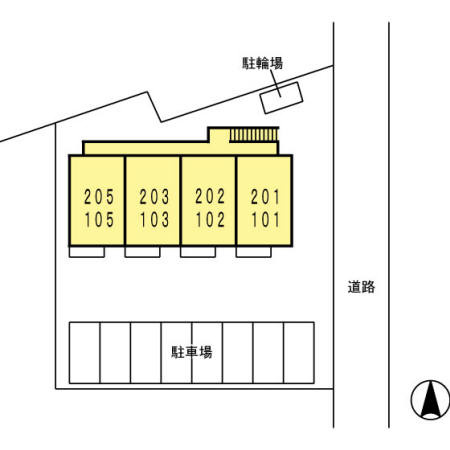 マーレカーサの区画図