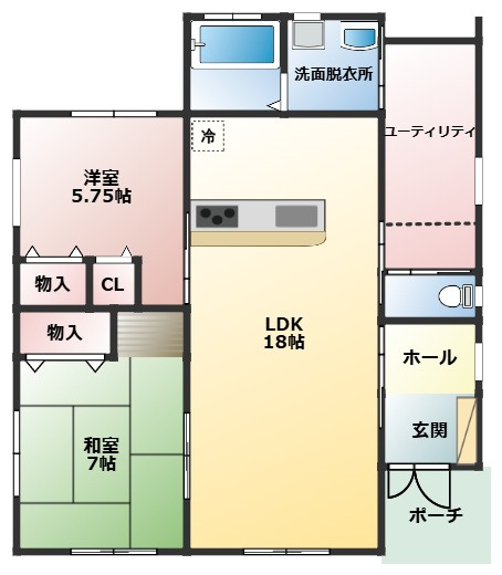 【間取り】 | 菊池市泗水町富納