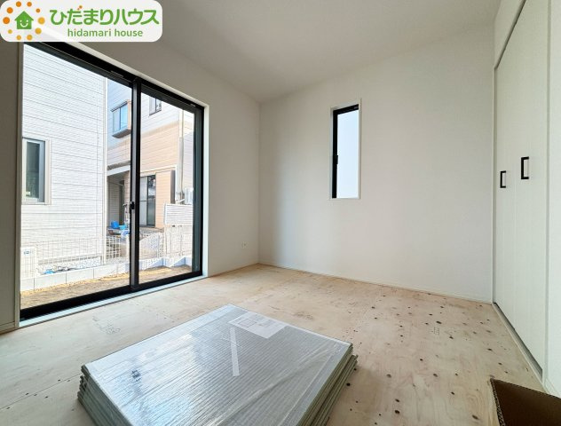 野田市野田4期　新築戸建　3号棟の和室|南向きの和室ではぽかぽかの日差しが感じられます☆彡						
