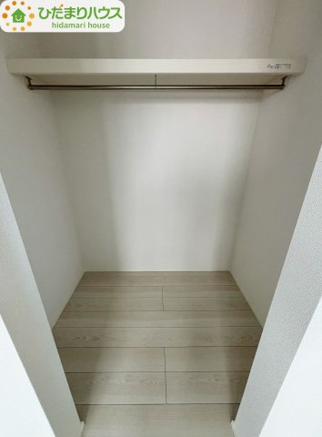 野田市野田4期　新築戸建　3号棟の収納|新婚さんにおすすめ！奥様に喜ばれる収納たっぷりのウォークインクローゼット付です☆							
