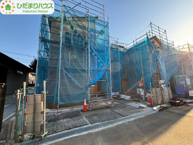 野田市野田4期　新築戸建　3号棟の前面道路含む現地写真|2025.12(^^)/現地写真です！