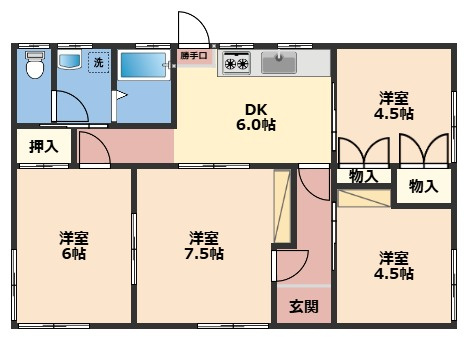 【間取り】 | 海南市重根戸建3
