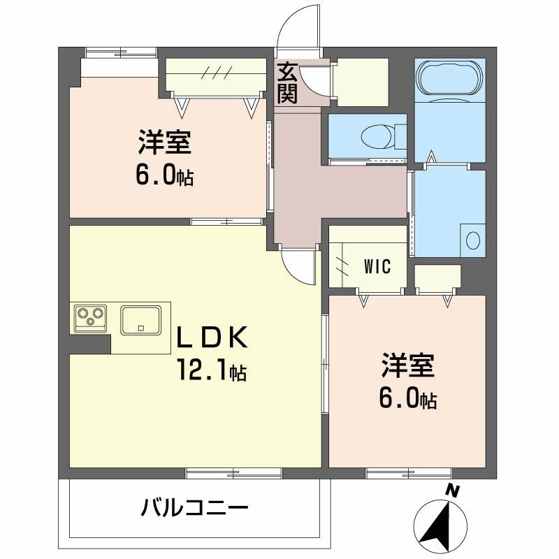 ＢＥＲＥＯ．ＫＡＷＡＮＯの間取り