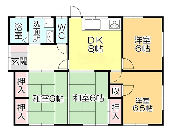 レジデンスひかり【キャッシュバック対象】の間取り