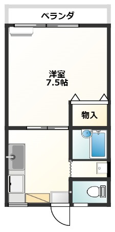 【間取り】 | ハイツヤザキ