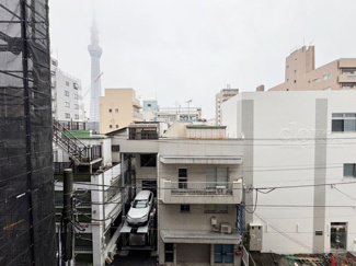 【展望】 | バルコニーからの景色です　スカイツリービュー　～即日のご見学可能～　お問合せはお気軽にどうぞ。