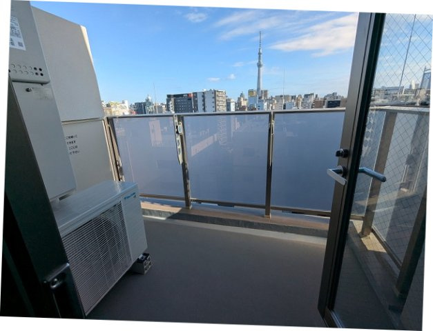 ニド元浅草の展望|13F、上層階からはスカイツリー隅田川花火見えます