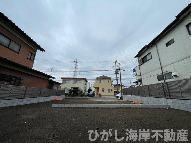 藤沢市高倉　新築戸建　全２棟の展望|12月13日撮影　建築前　現地外観