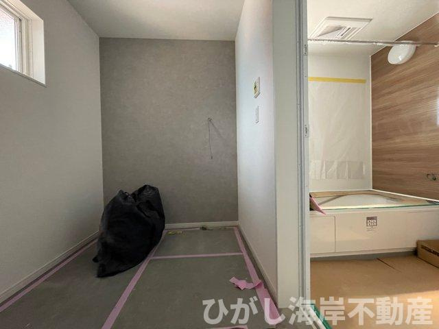 藤沢市高倉　新築戸建　全２棟の展望|12月13日撮影　建築前　現地外観